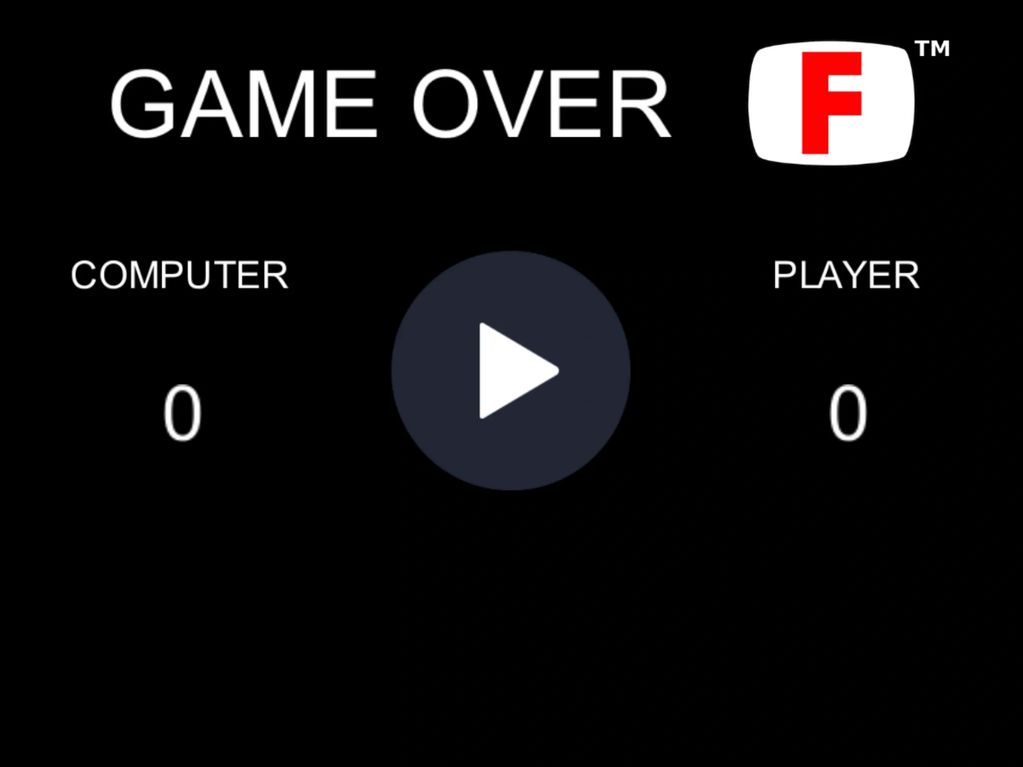Channel F™ Hockey Game Over Screen
