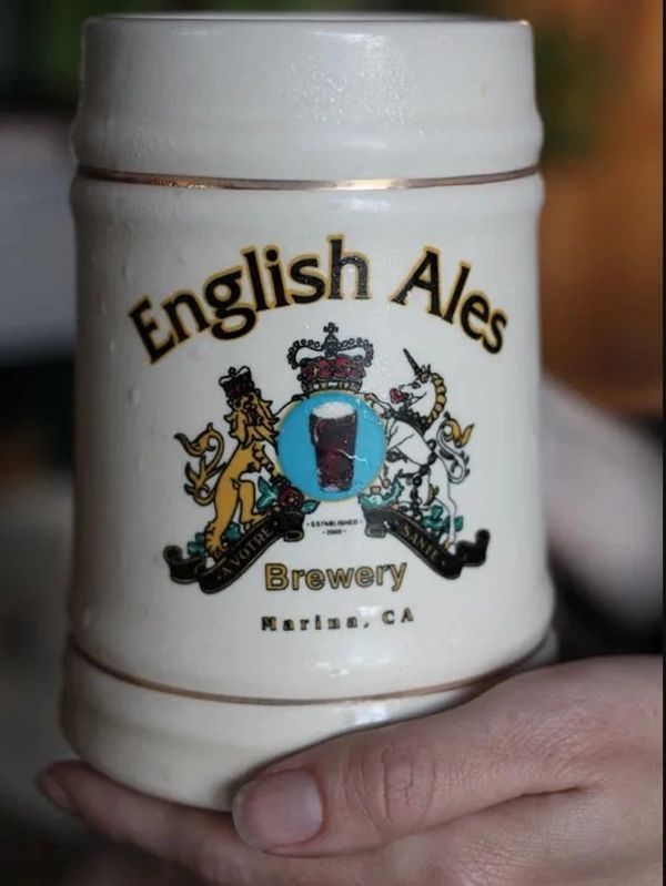 Mug of tasty English Ales