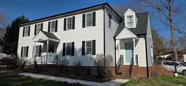 Blakc gutters really make a difference!