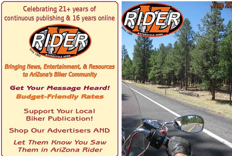 AZ Rider Motorcycle News
June 2021 edition