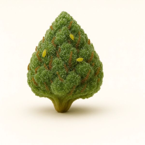 cannabis flower with pesticides