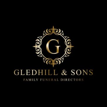 Elegant logo for Gledhill & Sons Funeral Directors.