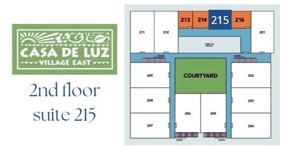 Massage practice located upstairs at Casa de Luz East