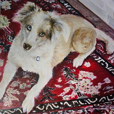 Oil painting 61 x 61
Commission