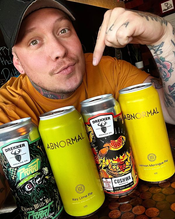 Bartender Jon featuring sour beers from Drekker Brewery and Abnormal Brewery