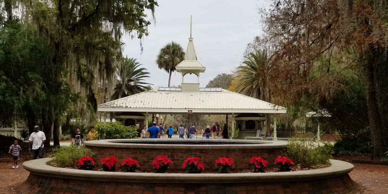 Silver Springs State Park dressed for Christmas 2018