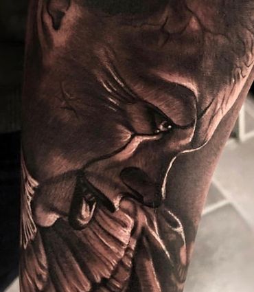 It Stephen king horror Line Hammett tattoo artist Oslo norway