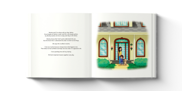 Single mother, single parent, non-traditional family, storybook