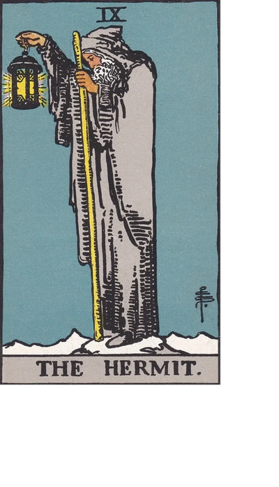 Hermit tarot card