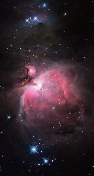 Orion nebula and surrounding cloud