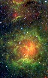 Trifid Nebula - Giant star-forming cloud