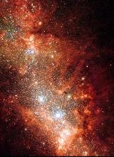 Dwarf galaxy NGC 1569 - Hotbed of vigorous star birth activity
