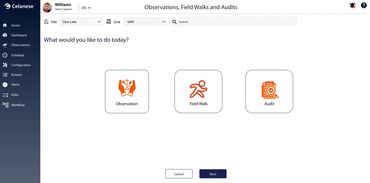 Observations, Field Walks and Audits