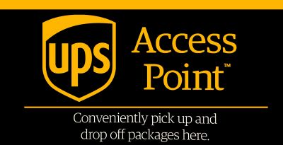 UPS Access Point for package pickup and drop-off.