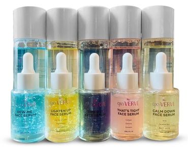 OxyVERVE serums and cocktails assortment