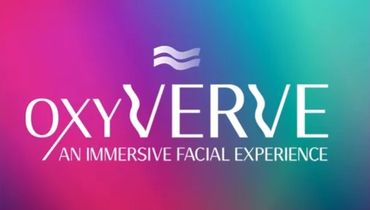 OxyVERVE logo ; An Immersive Facial Experience