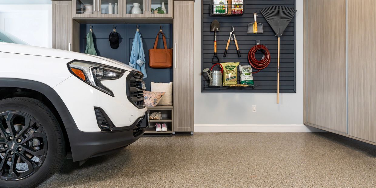 Professional garage floor coating in Schenectady NY. Durable, long-lasting, and installed in one day