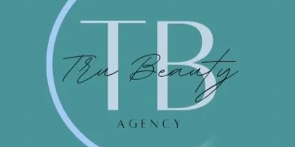 Logo of Tru Beauty Agency with stylish typography.