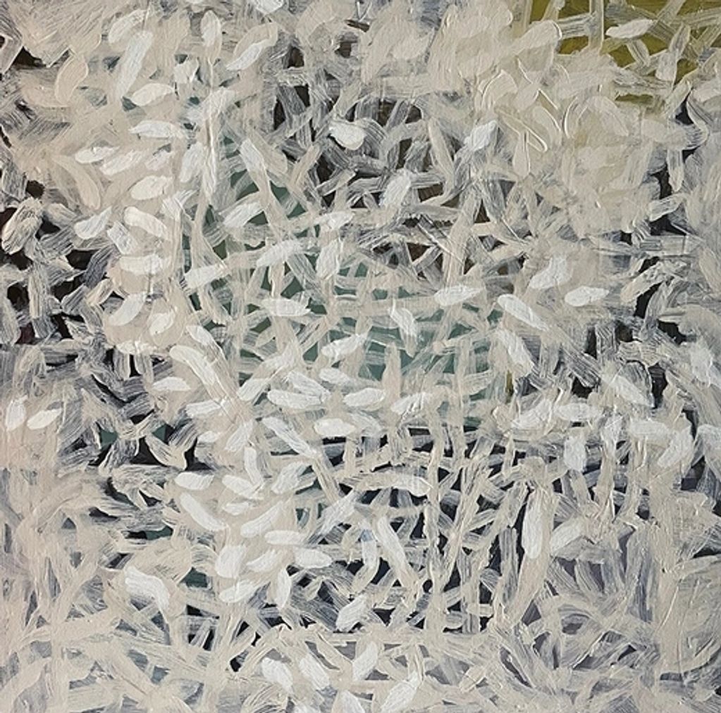 acylic, abstract landscape, Jo Langley