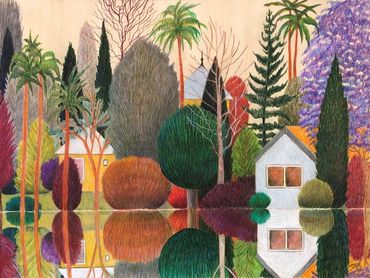 La Nina, watercolour pencil, Jude Rose, Leura artist, professional artist