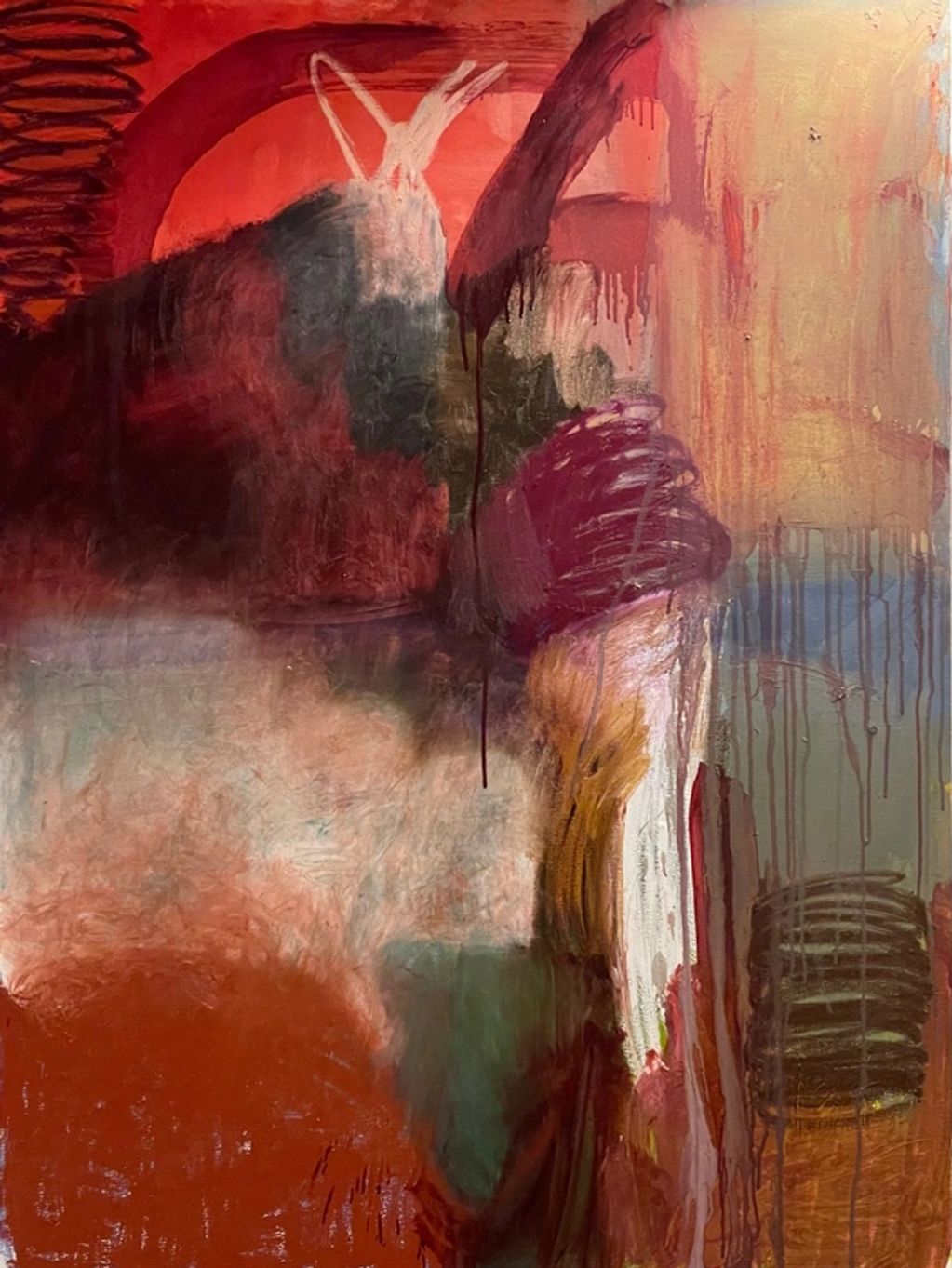 Tim Draxl, abstract expressionism, Australian painting.