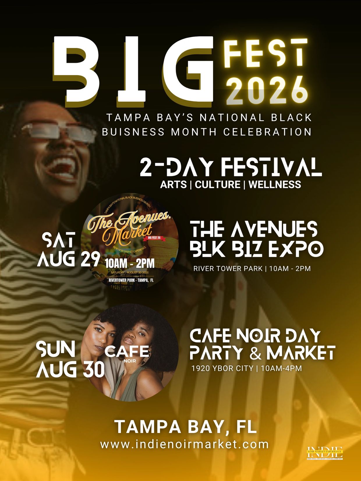 Big Fest 2026 celebrates Tampa Bay's National Black Business Month with a 2-day festival.