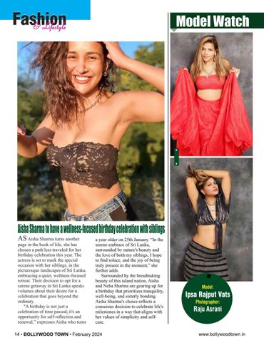 Aisha Sharma celebrates a wellness-focused birthday with siblings in Sri Lanka.