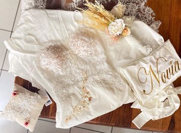 Robe de mariée pour mariage dans à château