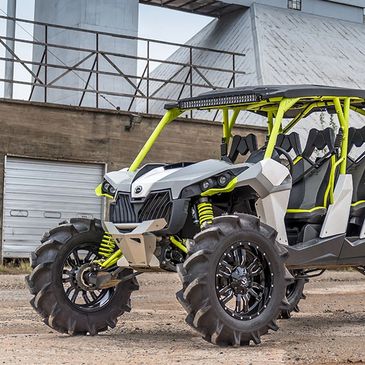 Yamaha side x side custom rims and tires Canton, Ohio - Fuel custom wheels - MSA wheels and tires OH