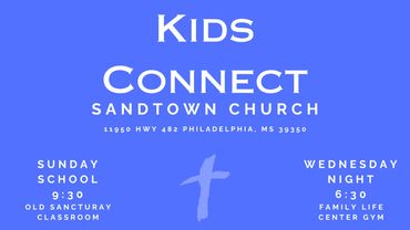 Kids classes for every age! Join us for Sunday School at 9:30 each Sunday & Wednesday night at 6:30!