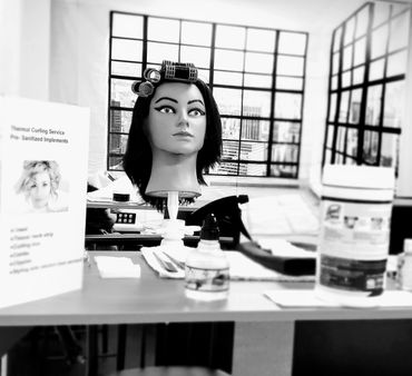 Cosmetology safety, and sanitation requirements. Lean Maryland pre-exam set up.