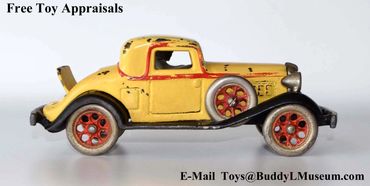 antique toy appraisals, free toy appraisal, buying antique toys, buddy l truck value, buddy l junior