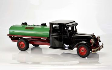 buddy l parts, buddy l restoration, buddy l red baby, buddy l junior dairy truck, buddy l oil truck