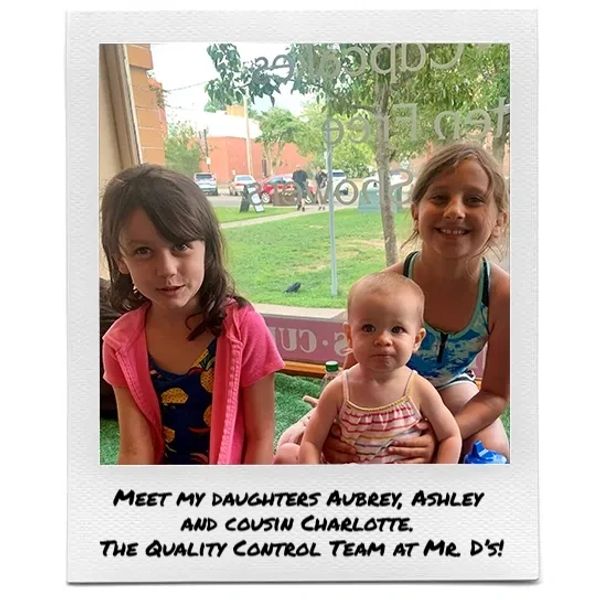 Photo of 3 children in the family