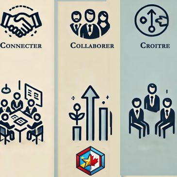 Logo du Forum d'Innovation Culturelle et Entrepreneuriale Congo - Canada (FICEC), représentant une p