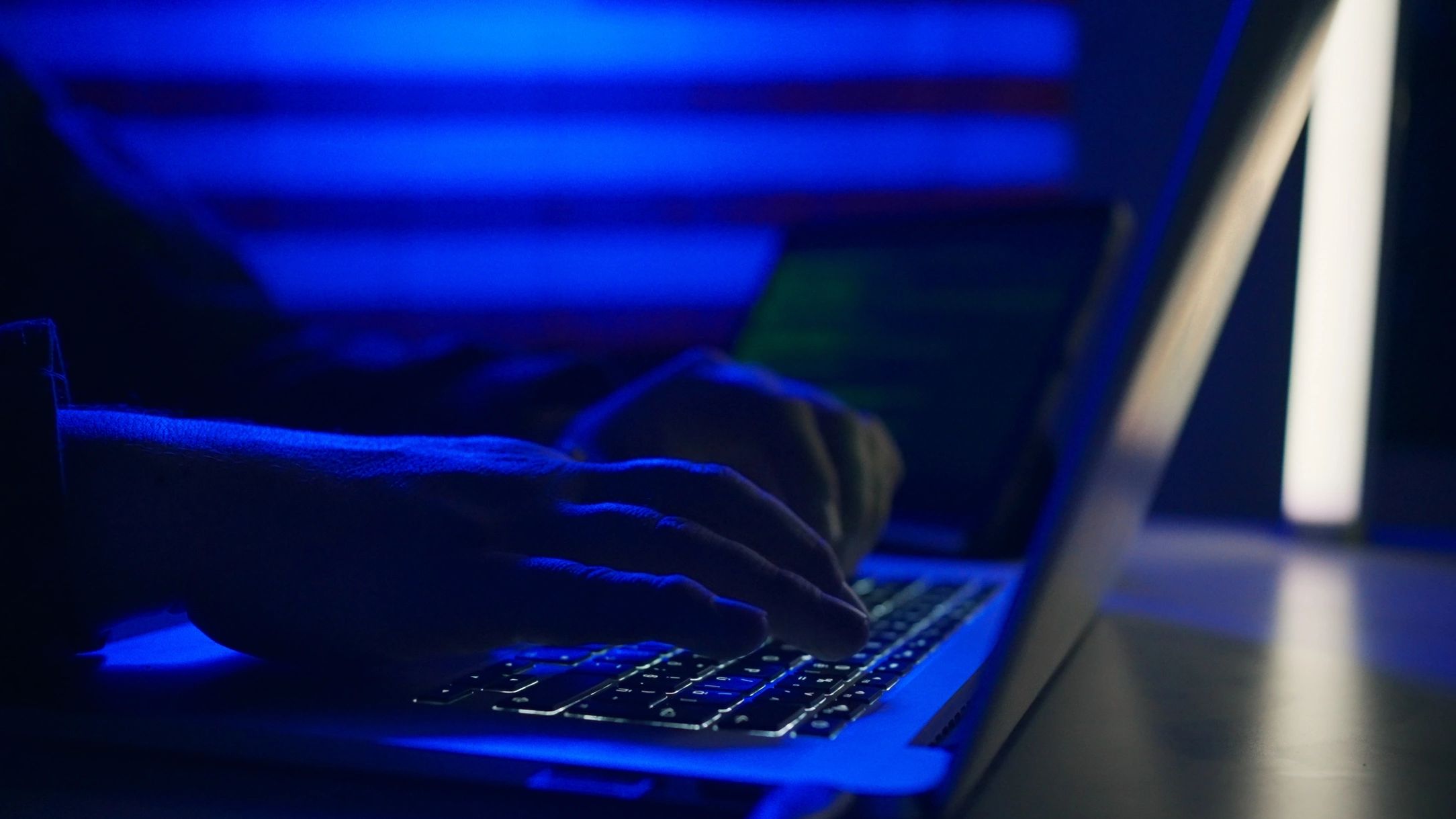 Typing on laptop blue light in background
Photo
Halfpoint/Shutterstock.com
 Isys Technologies