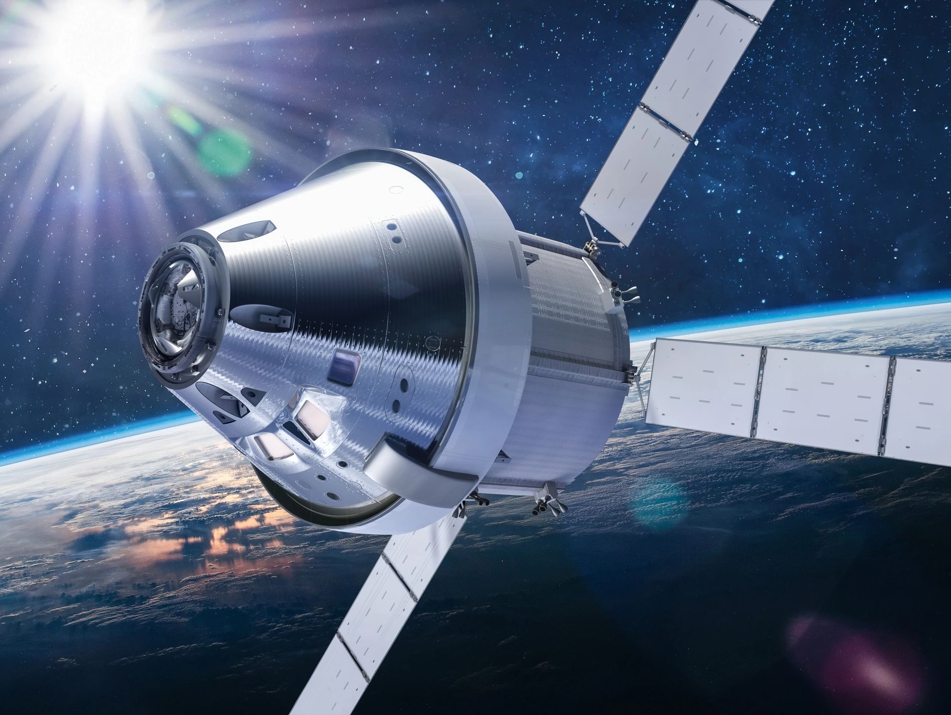 Orion spacecraft flight in space on orbit of Earth
Photo: Dima Zel/Shutterstock.com
Rigel Award