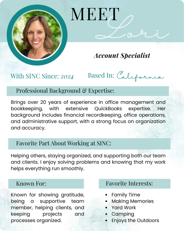 Bio for one of Strength In Numbers' Account Specialist who brings over 20 years of experience.