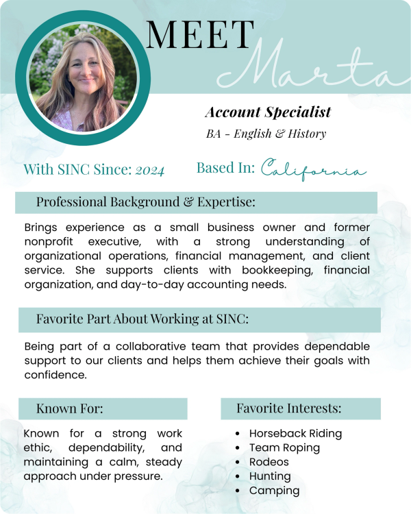 Bio for an Account Specialist on the Strength In Numbers team.