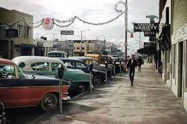 Main street - Old photo in Caldwell Idaho
