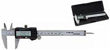 Calipers are used for accurate measurements.