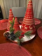 Easy Christmas centerpiece