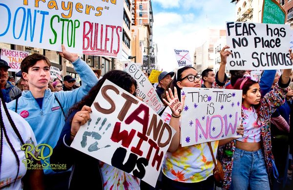 Msrch for our Lives; to end School Violence, 2022