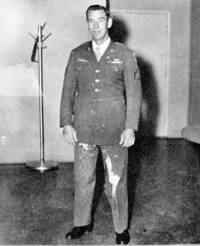 Wellman "Bill" Haskins on Uniform Night - 1960