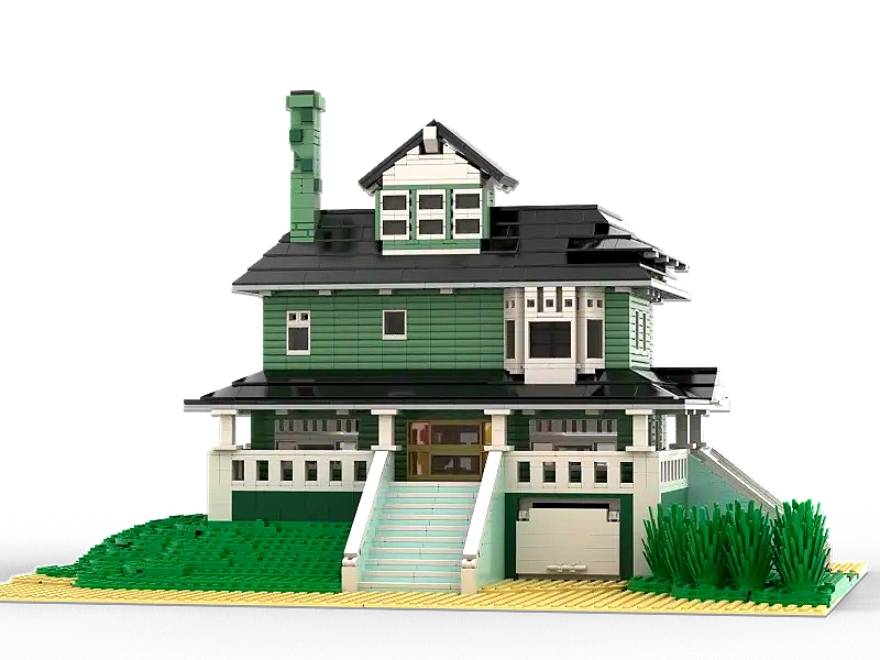 This isn't just any Regular house, it's been through a lot, recreate this iconic park house today!