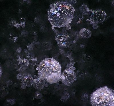 ESF3RA's alumino-silicate microspheres. Multi-stacking image Digital Microscope 2000x-5000x. ESF3RA