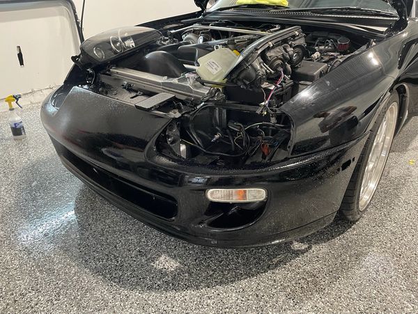 Disassembly before ppf installation Supra