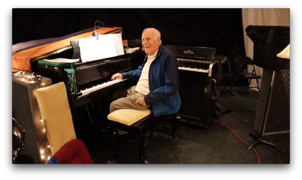 Donn Trenner on the piano and celeste with Dan Gabel and The Abletones