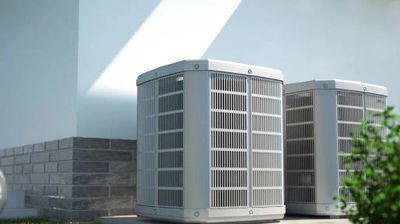 Aircondition condencer installation outside