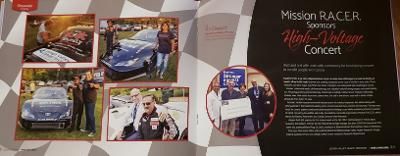 Thank you to Lehigh Valley Health Network for including Mission R.A.C.E.R. in Generosity Magazine